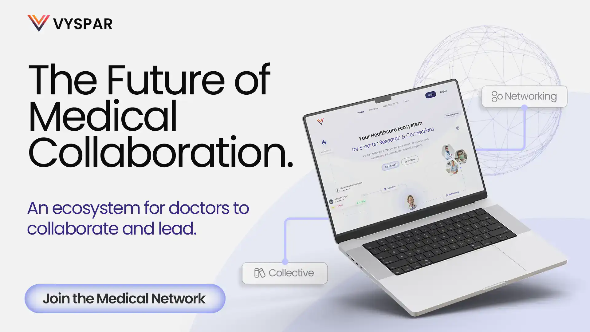 Vyspar medical collaboration platform, from the Corpvance portfolio